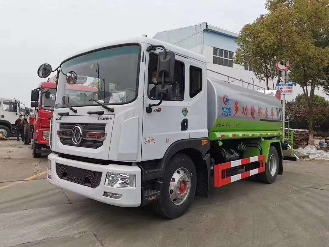 國六東風多利卡D9灑水車匹配40米霧炮機