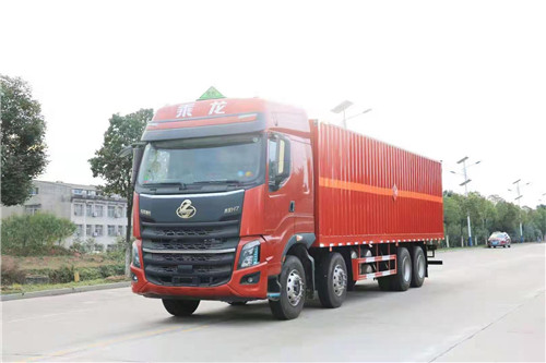 柳汽國六8×4危險品廂式車可出危險品類別  2類氣體、3類液體、7類放射性（全國獨有）、8類腐蝕性、9類雜項、另有2類倉欄式公告正在申報中