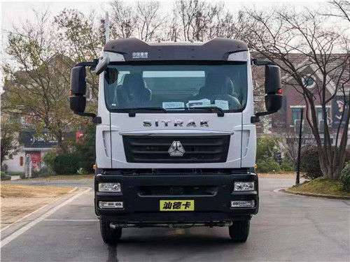 重汽汕德卡單橋多功能抑塵車現(xiàn)車，容積12立方，可選裝50-100米各型霧炮