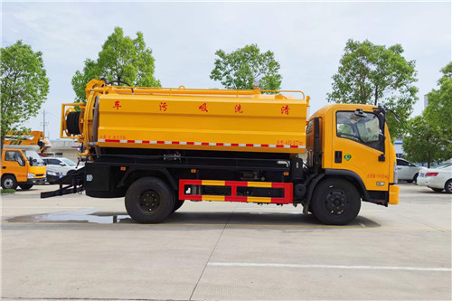 國六東風大柴180馬力清洗吸污車圖片參數介紹
