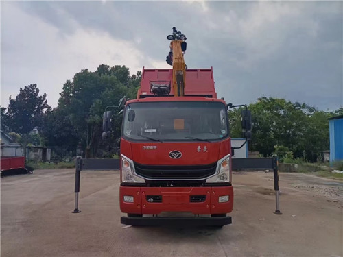 國六重汽豪曼特種作業隨車運輸車（抓斗式垃圾車）