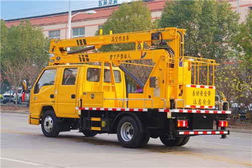 國六江鈴13米雙排藍牌高空作業車主要技術參數