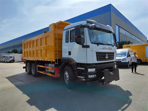 國六重汽汕德卡后雙橋除雪車:公告、免征、環保齊全