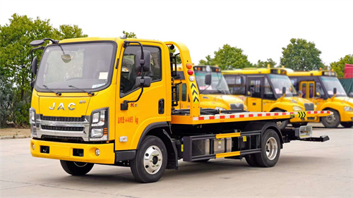 江淮威鈴K5藍(lán)牌一拖二清障車(chē)寬體3人座