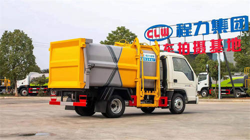 你見過藍(lán)牌側(cè)裝壓縮垃圾車嗎？