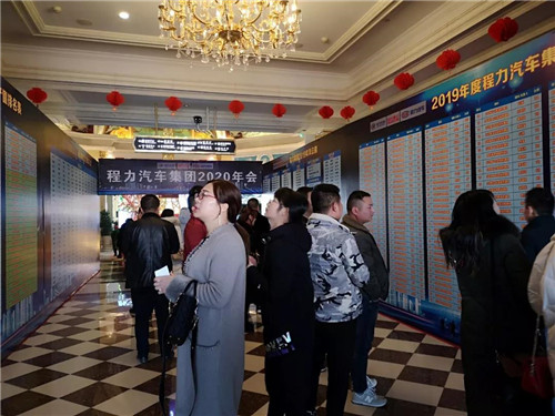 在程力公司銷售100強(qiáng)龍虎榜單中，這對搭檔名列前茅進(jìn)入前三甲，幸福感自豪感洋溢在臉上，情不自禁。請程力家人們，記住這美好的時(shí)刻。 2019年，程力新廠三期工程項(xiàng)目建設(shè)如火如荼。A8、A9車間投入使用，公司投資3000多萬元，與武漢理工大學(xué)聯(lián)合設(shè)計(jì)開發(fā)開平、制罐、灑水車生產(chǎn)線，引用智能化制造技術(shù)，設(shè)計(jì)方案現(xiàn)已完成，智能化制造設(shè)備將陸續(xù)到位。程力自主品牌商用車相繼下線投放市場，受到廣大用戶青睞。商用車完成產(chǎn)值1.76億元、新能源汽車創(chuàng)產(chǎn)值8651萬元。