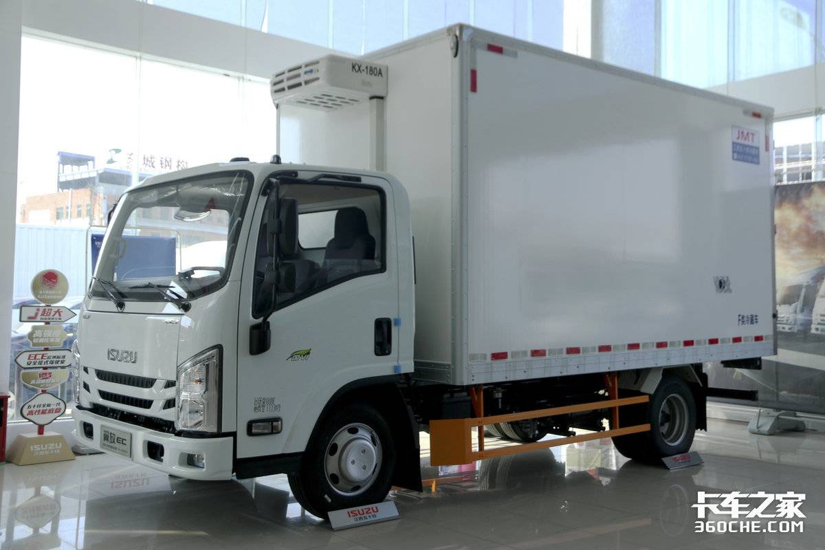 圓你4JJ1配藍牌的夢&nbsp;圖解翼放EC7冷藏車