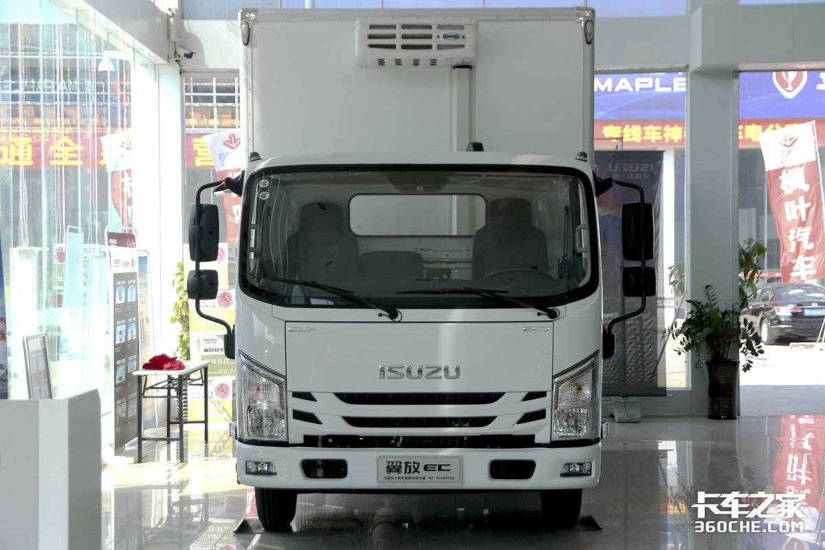 圓你4JJ1配藍牌的夢&nbsp;圖解翼放EC7冷藏車