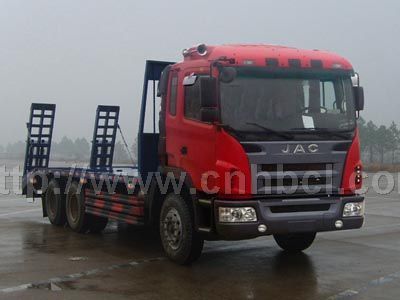 江淮格爾發后雙橋平板運輸車 