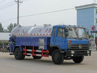 國四東風153清洗吸污車